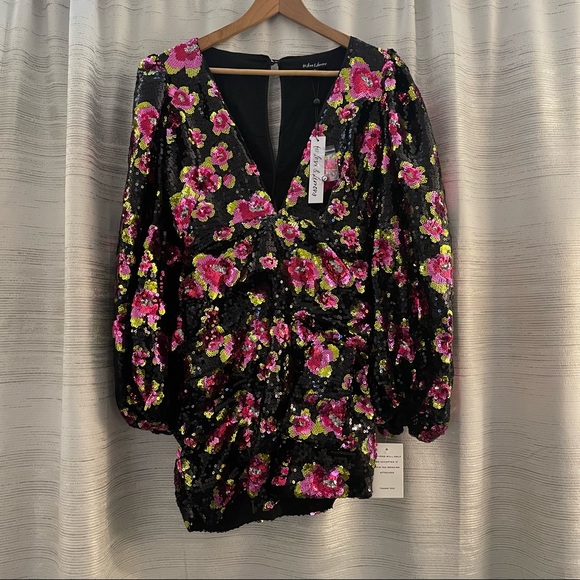 For Love and Lemons Morrison Mini Dress, Dahlia - S - Picture 3 of 8